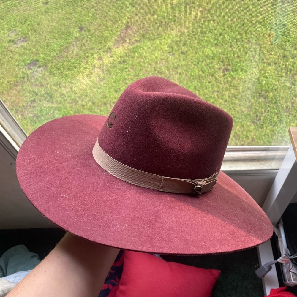 Charlie One Horse Maroon Hat